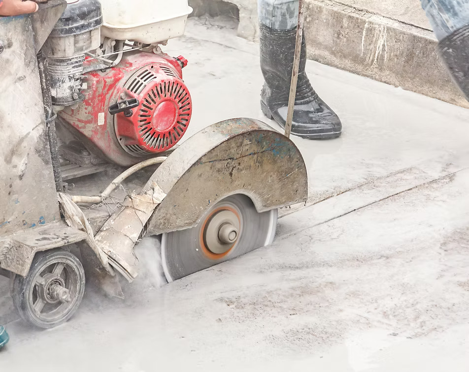 Floor sawing equipment